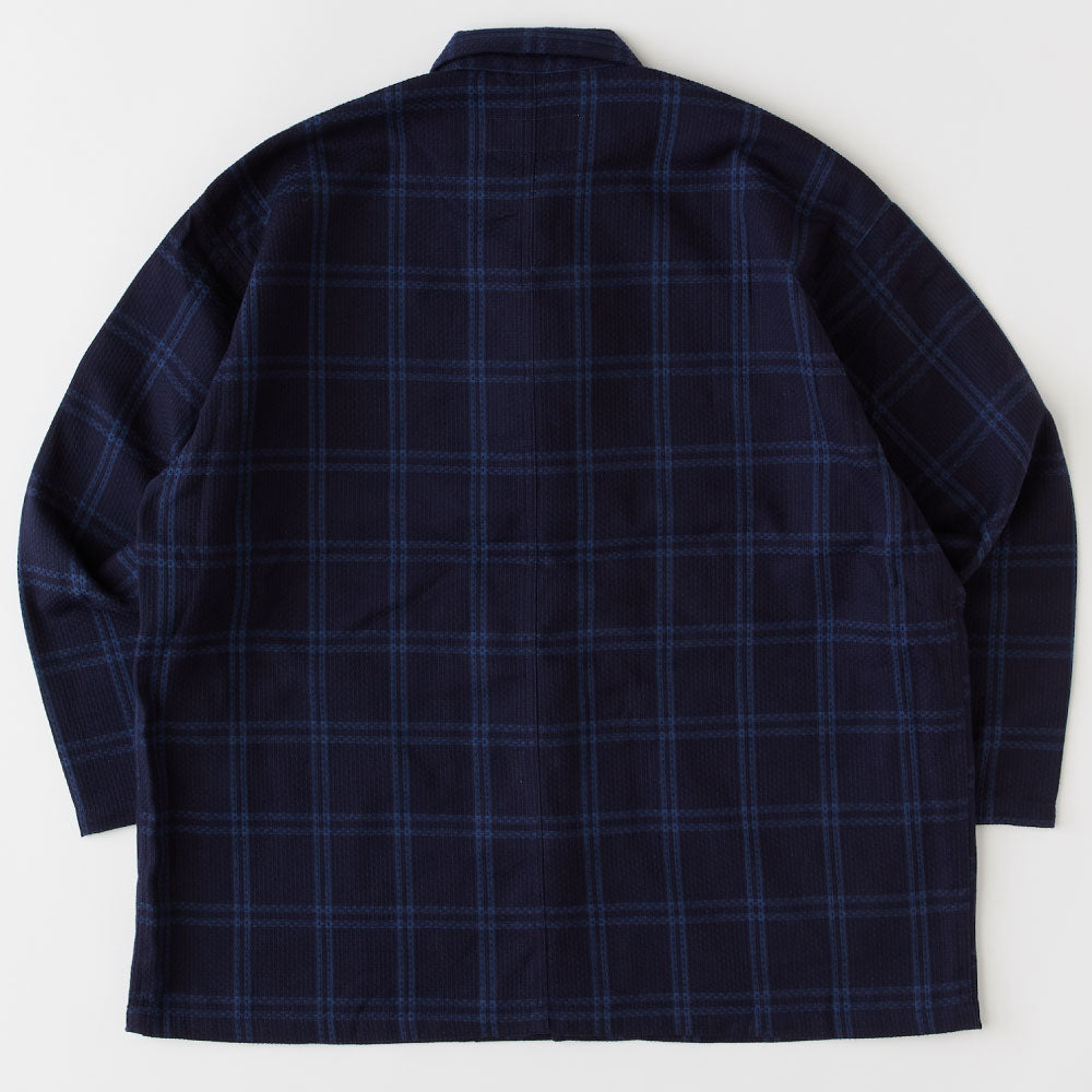 NEEDLER L/S Shirt チェック チャイナ 長袖 シャツ ジャケット
