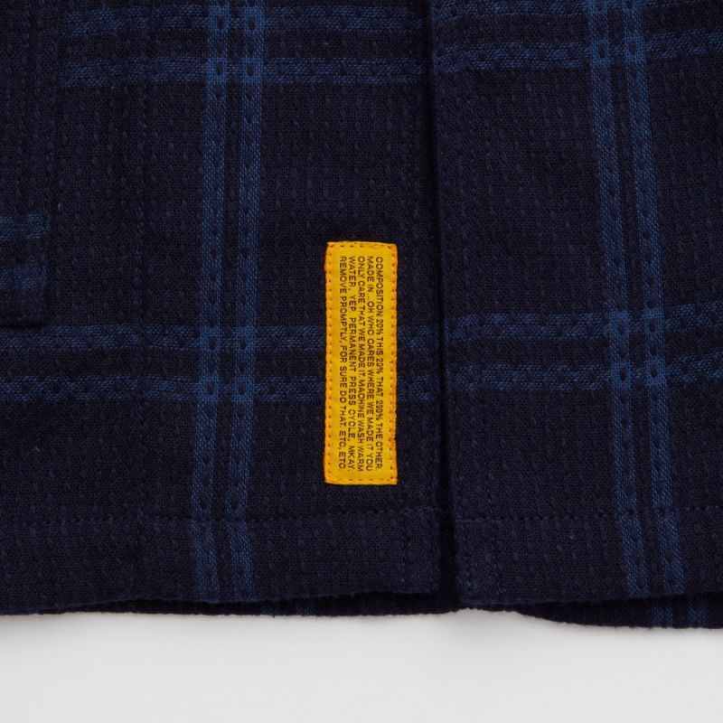 NEEDLER L/S Shirt チェック チャイナ 長袖 シャツ ジャケット