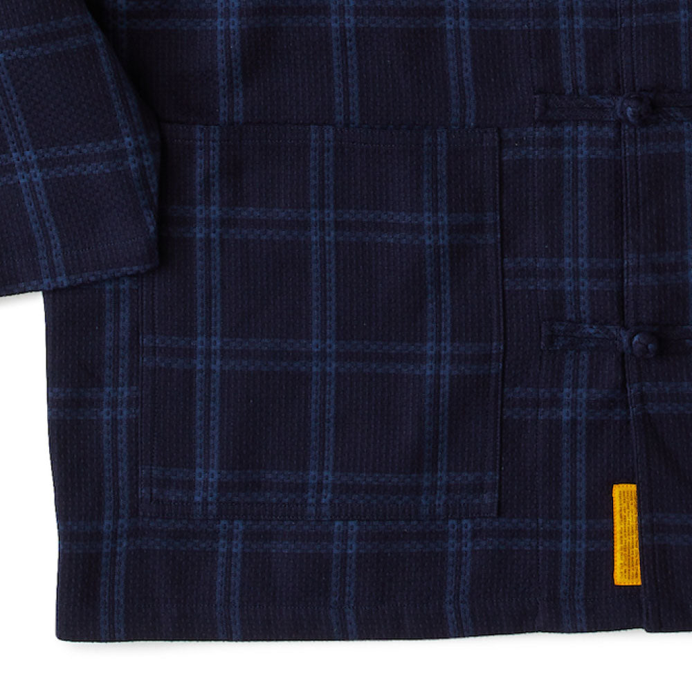 NEEDLER L/S Shirt チェック チャイナ 長袖 シャツ ジャケット