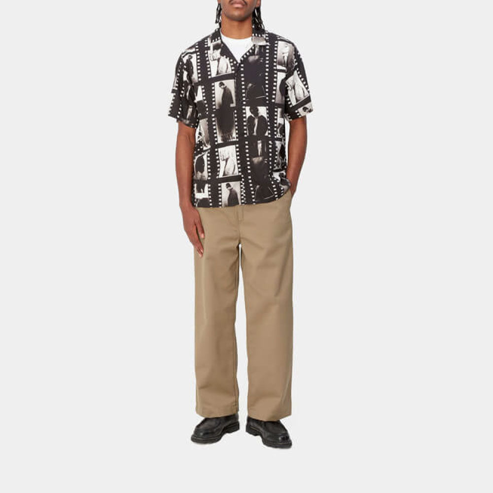 Brooker Pants Leather rinsed チノ ワーク パンツ