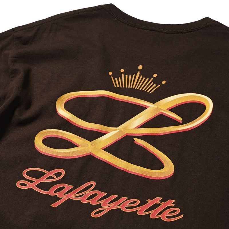 Gold L Logo S/S Tee BRN ゴールド ロゴ 半袖 Tシャツ