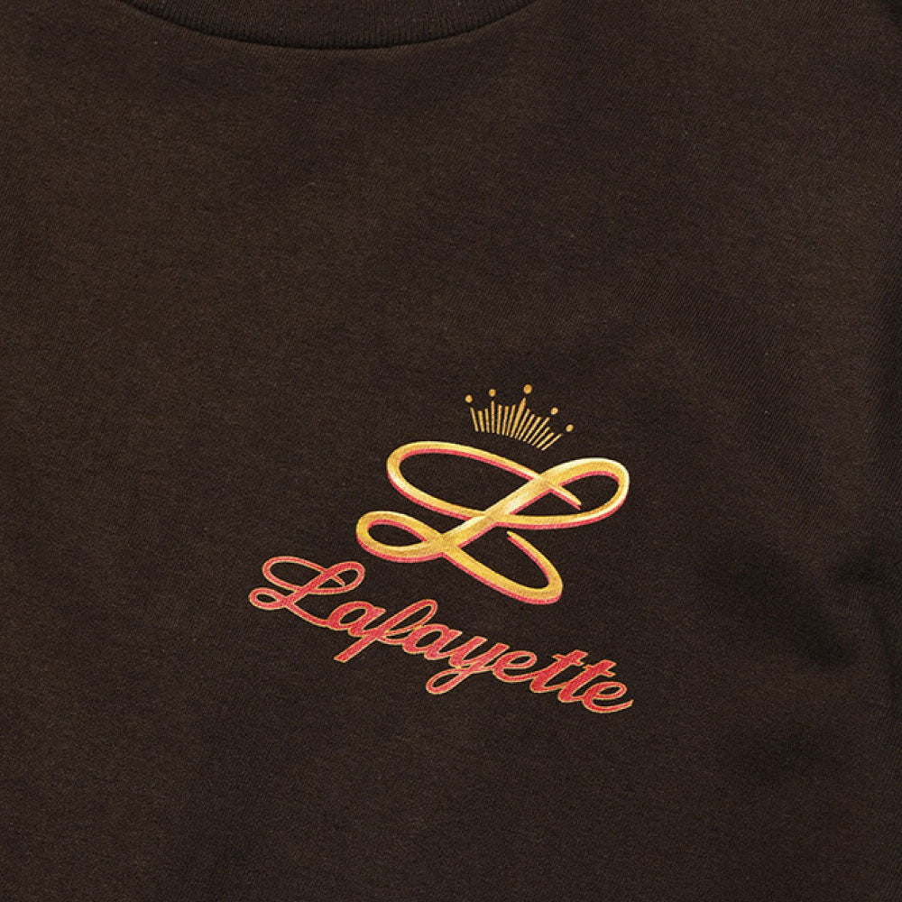 Gold L Logo S/S Tee BRN ゴールド ロゴ 半袖 Tシャツ