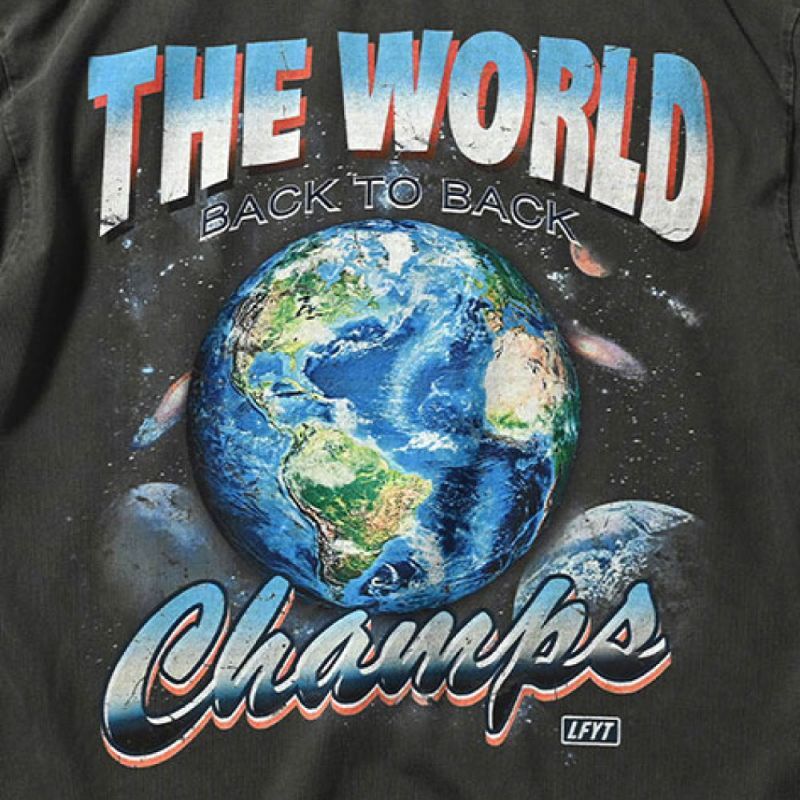 World Champs Tee Type9 Vintage BLK ワールドチャンプス ビンテージ 半袖 Tシャツ
