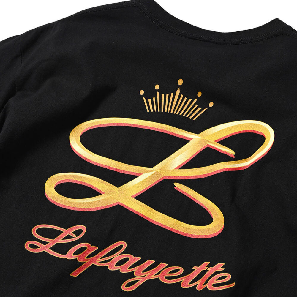 Gold L Logo S/S Tee BLK ゴールド ロゴ 半袖 Tシャツ