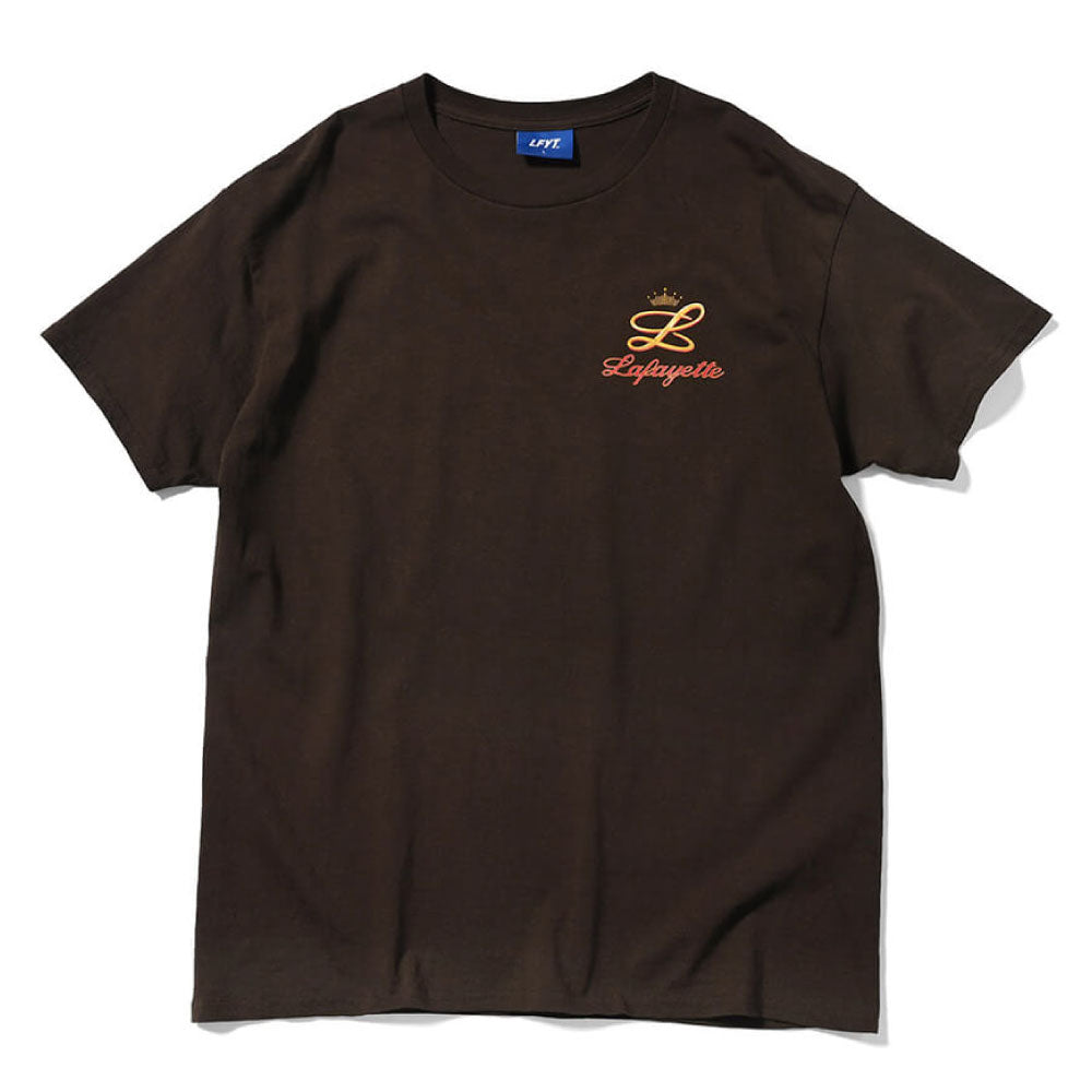 Gold L Logo S/S Tee BRN ゴールド ロゴ 半袖 Tシャツ