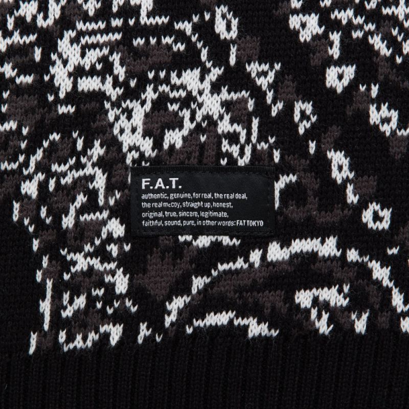 HANK-V Knit Paisley Bandana Vest ペイズリー バンダナ ニット ベスト