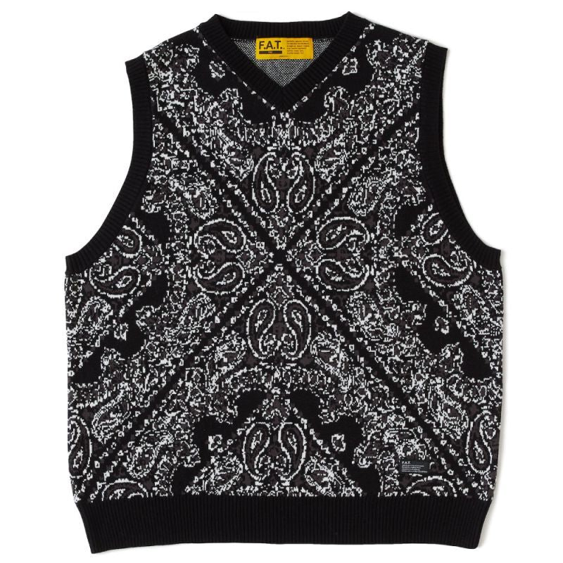 HANK-V Knit Paisley Bandana Vest ペイズリー バンダナ ニット ベスト