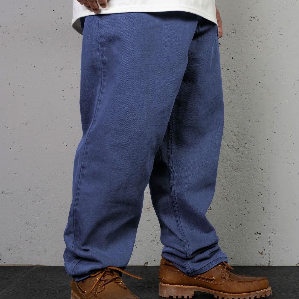 Washed Baggy Jeans NVY ウォッシュド カラー バギー ジーンズ デニム パンツ