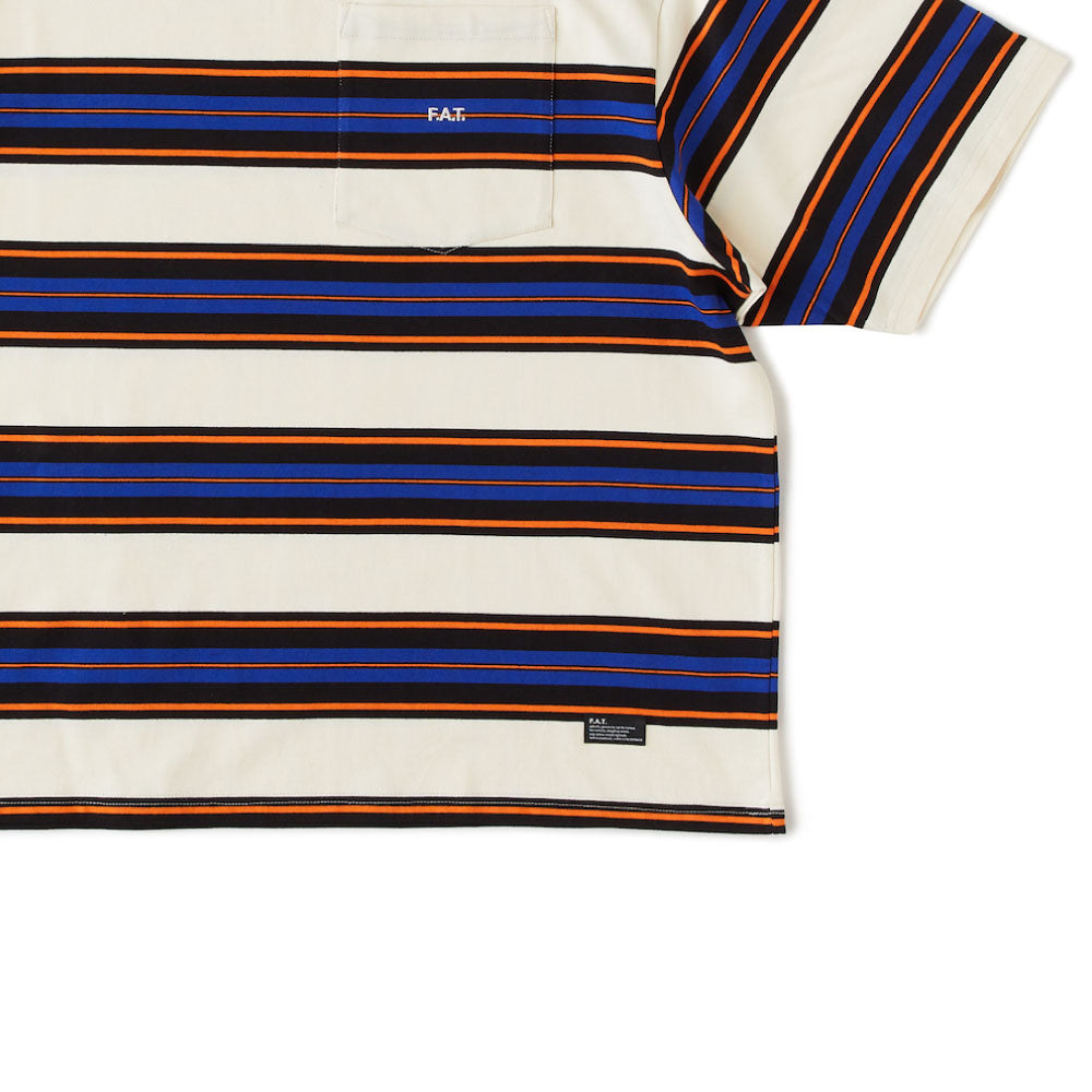 GRANDA S/S Border Tee WHT 半袖 ヘヴーウェイト Tシャツ