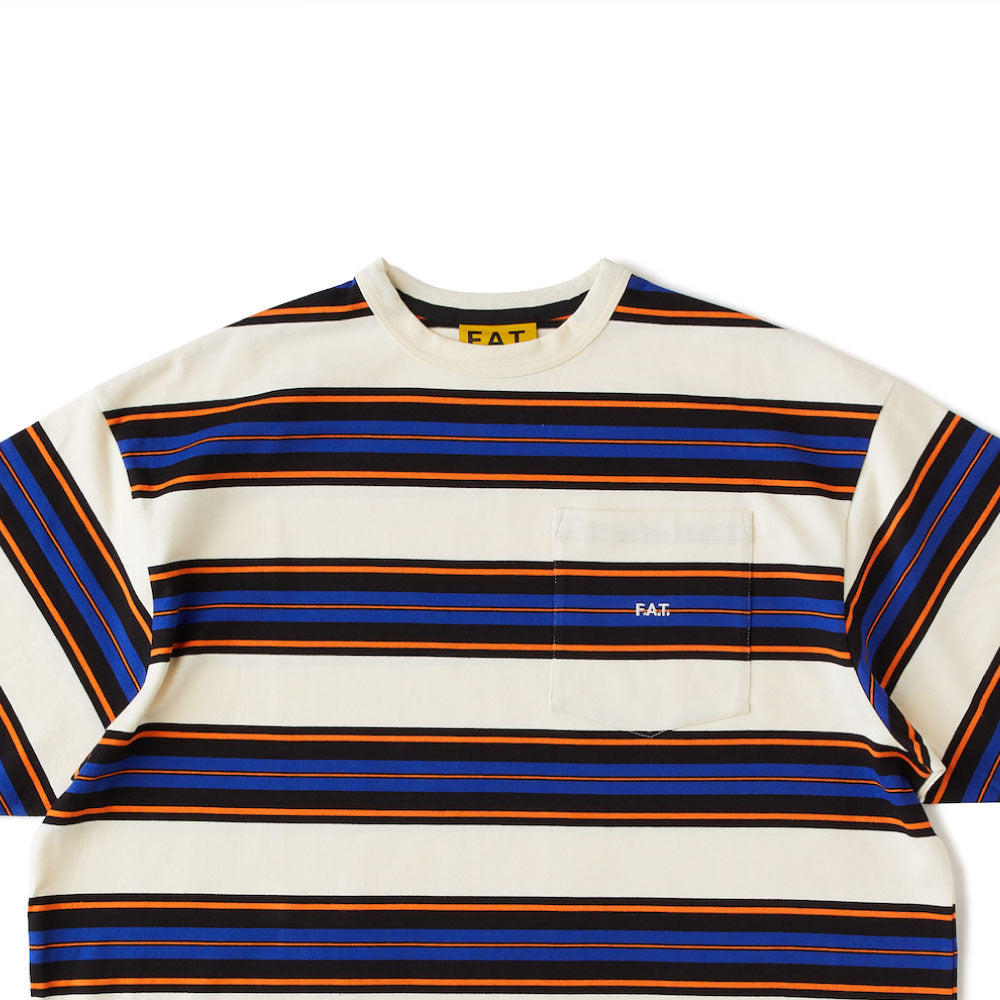 GRANDA S/S Border Tee WHT 半袖 ヘヴーウェイト Tシャツ