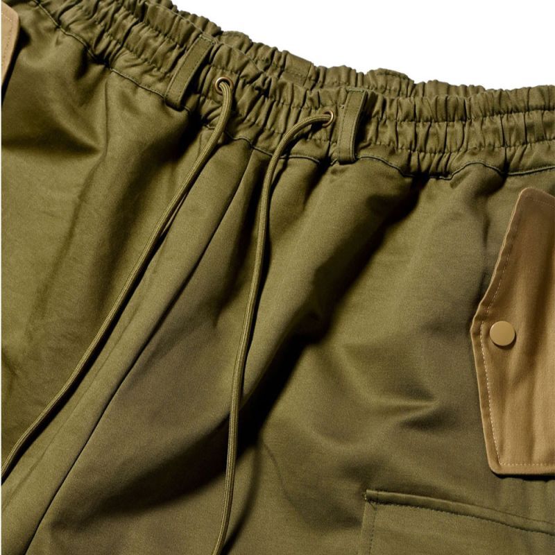 Tonal Multi Pocket Over Pants OLV マルチ ポケット カーゴ パンツ
