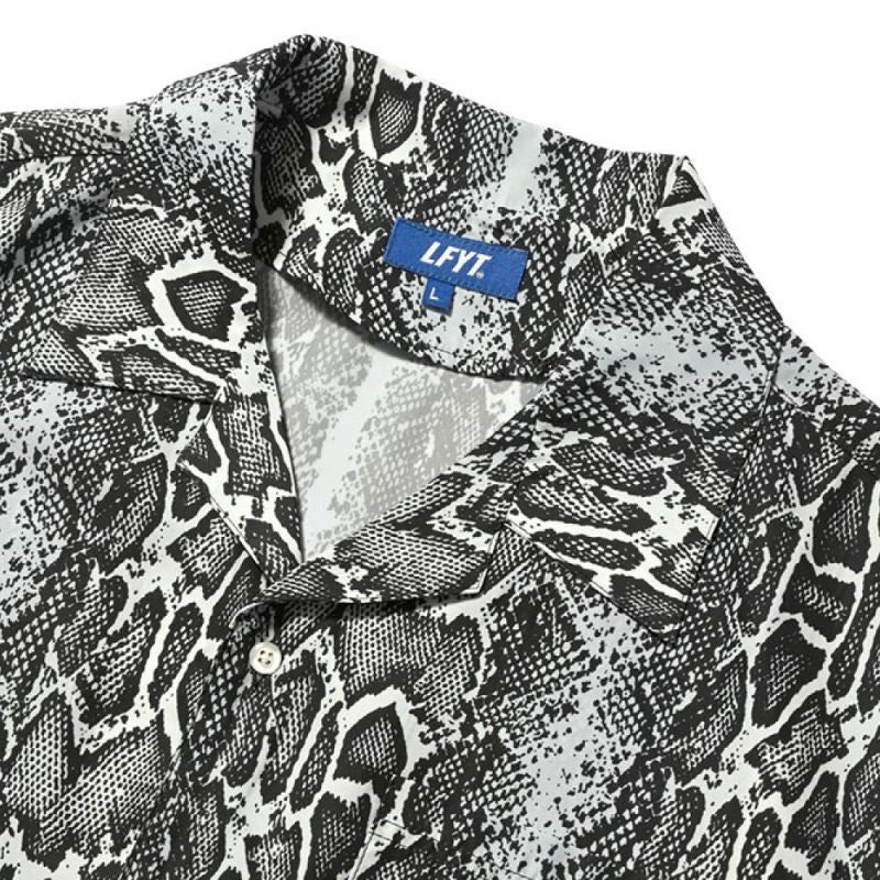 Patterned Open Collar S/S Snake Shirt スネーク 半袖 開襟 シャツ