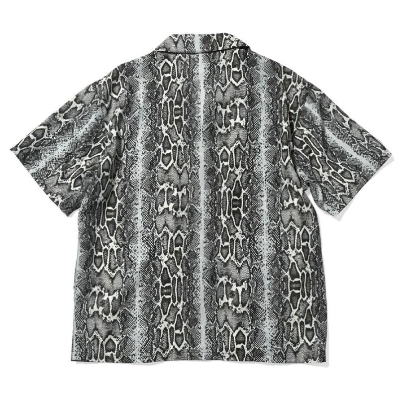 Patterned Open Collar S/S Snake Shirt スネーク 半袖 開襟 シャツ