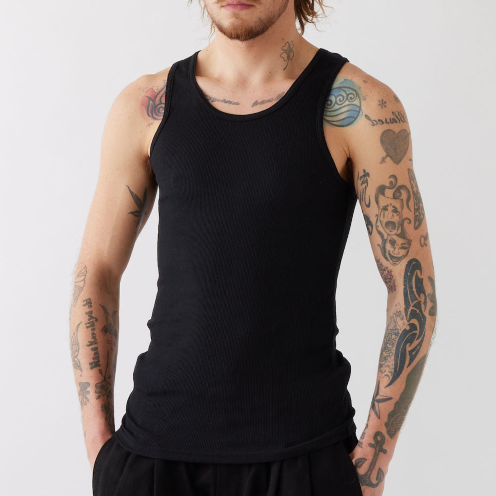 JT03 Rib Tank Top Shrink to Fit リブ タンク トップ