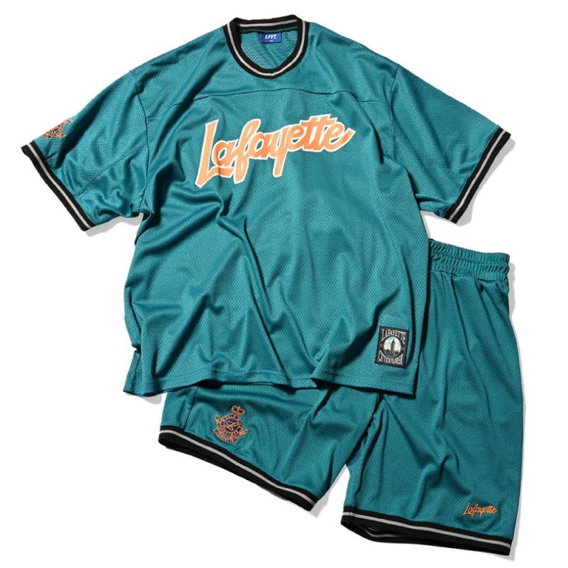 Script Logo Mesh Football Tee Green 半袖 メッシュ Tシャツ