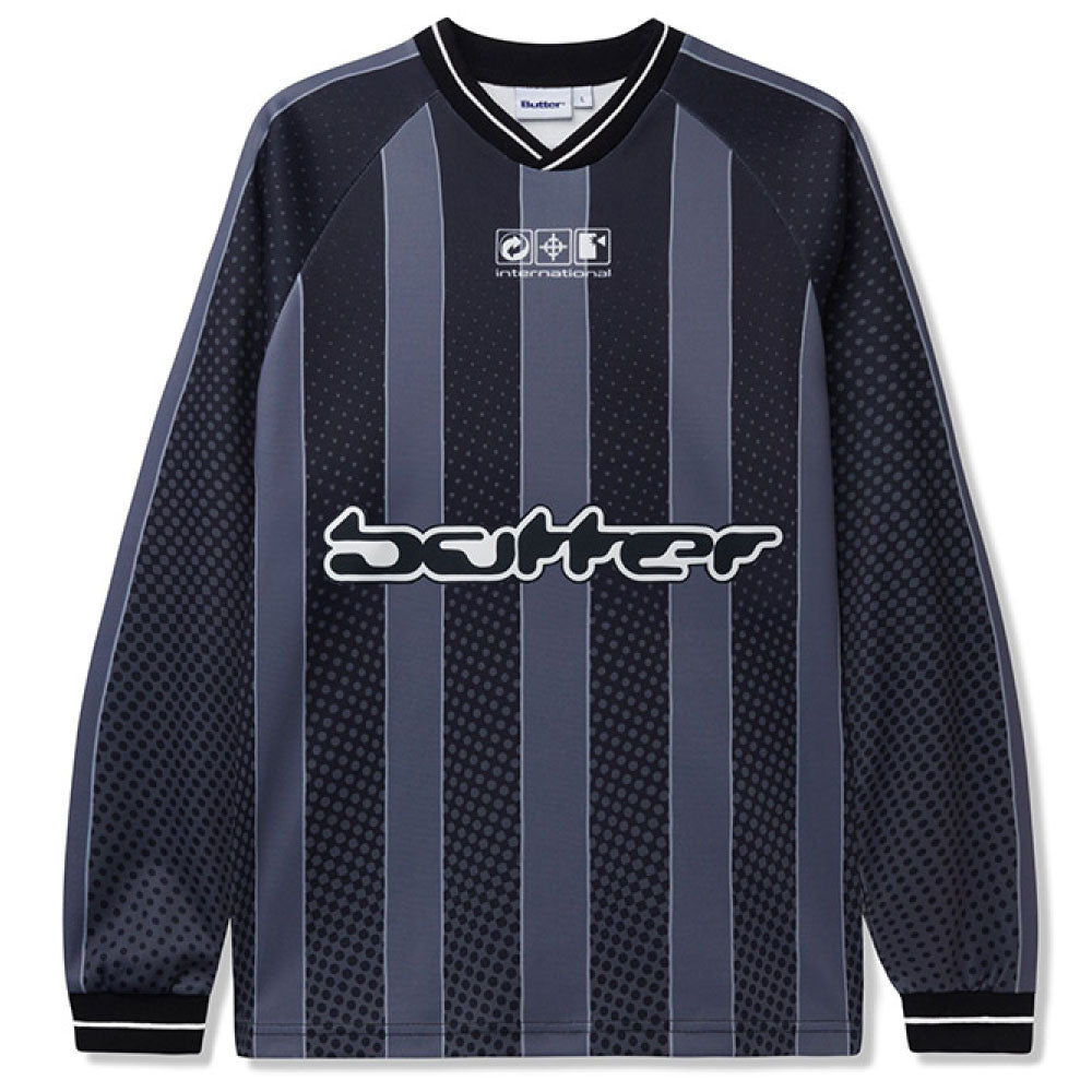Corrosive L/S Jersey Game Shirt BLK 長袖 サッカー ジャージ ゲーム シャツ