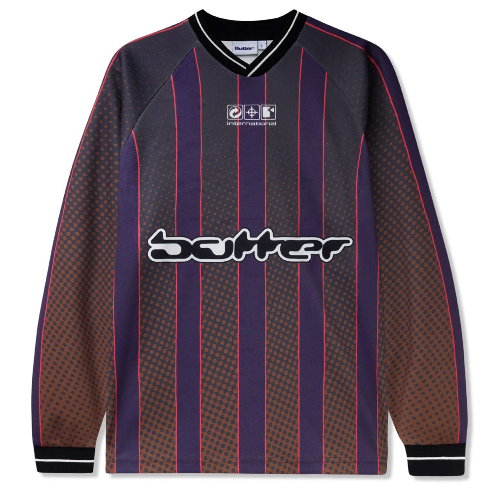 Corrosive L/S Jersey Game Shirt BRN 長袖 サッカー ジャージ ゲーム シャツ