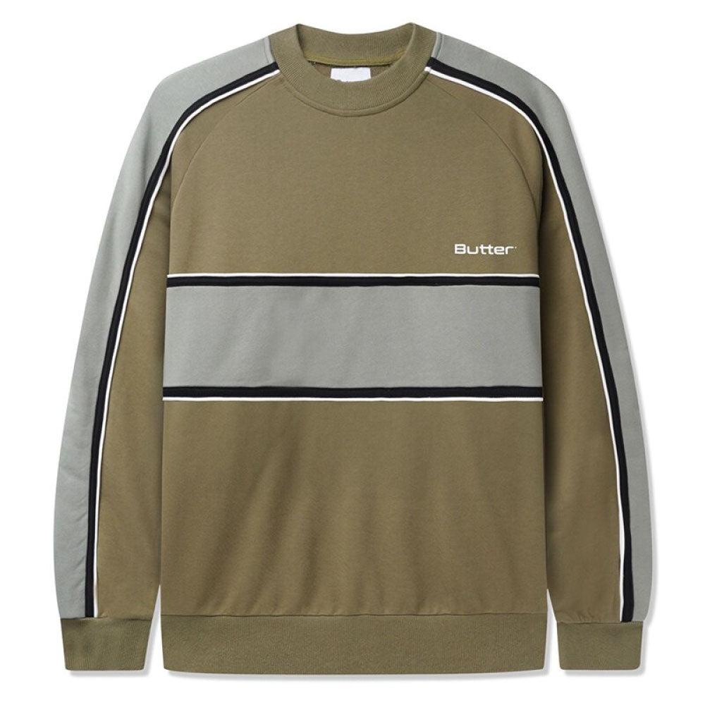 Division Crewneck Slate Olive ディヴィジョン クルーネック スウェット