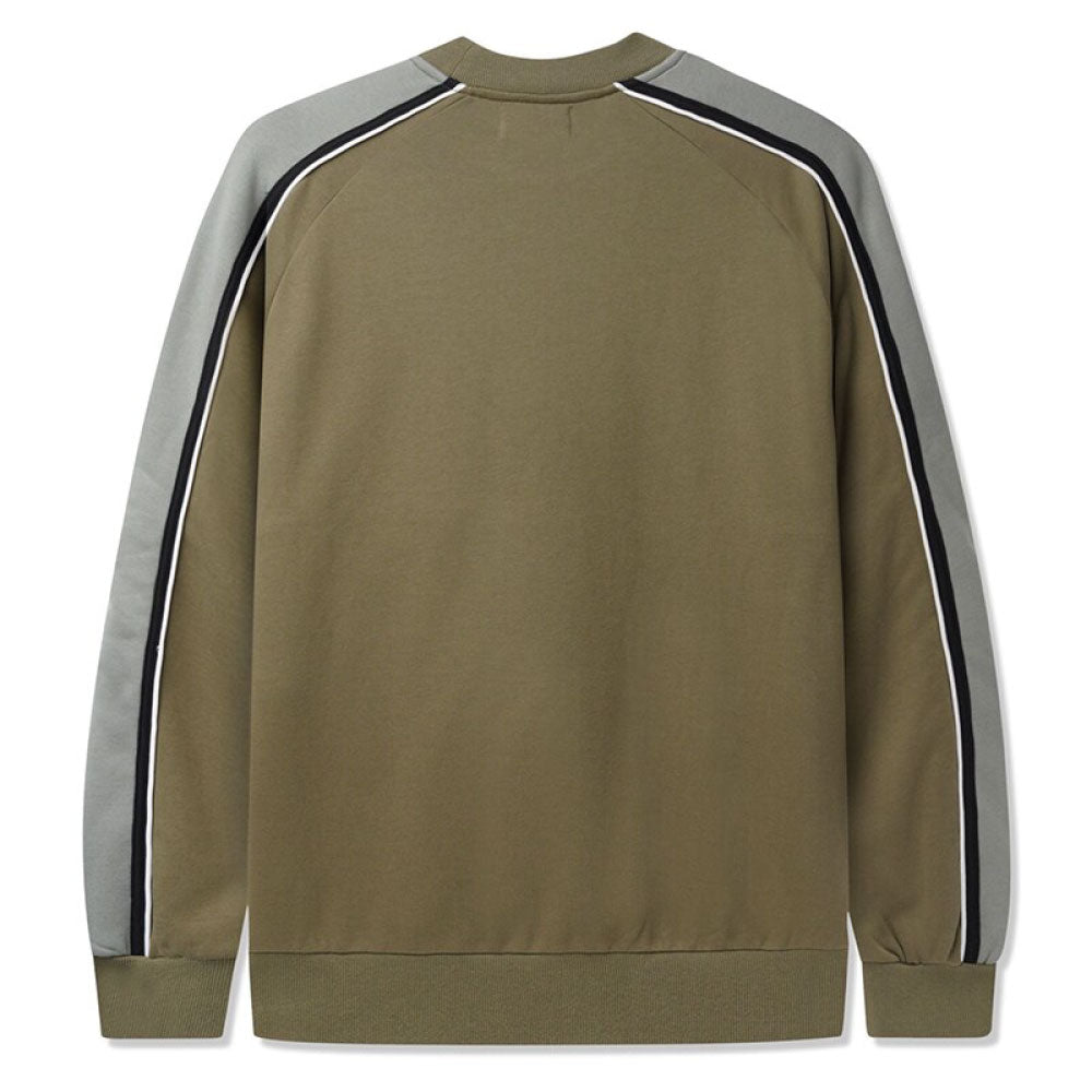 Division Crewneck Slate Olive ディヴィジョン クルーネック スウェット