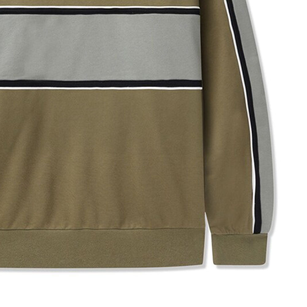 Division Crewneck Slate Olive ディヴィジョン クルーネック スウェット