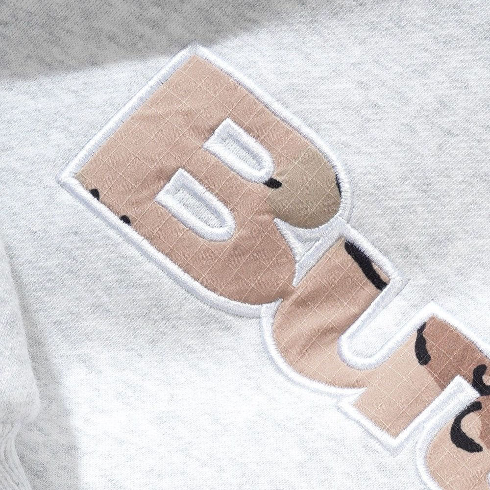 Logo Camo Applique Pullover Hood Ash GRY ロゴ カモ アップリケ プルオーバーフーディ アッシュ