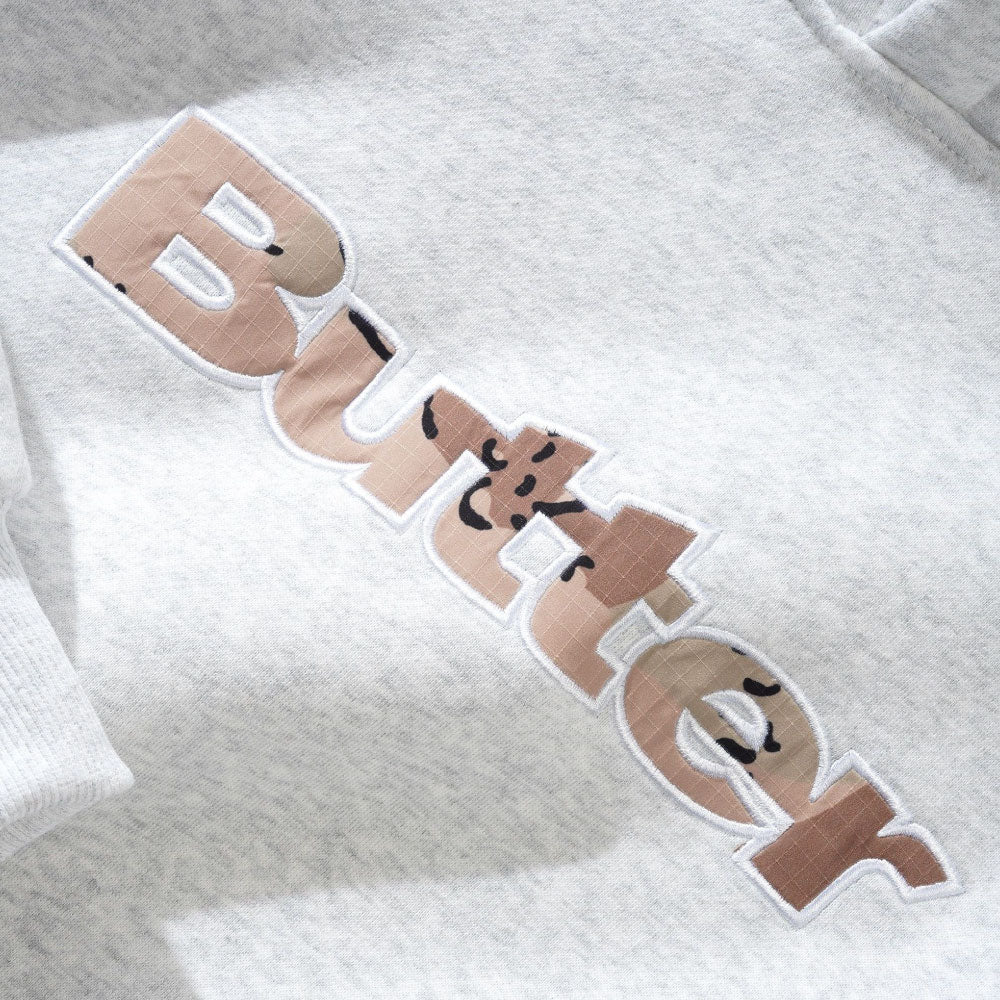 Logo Camo Applique Pullover Hood Ash GRY ロゴ カモ アップリケ プルオーバーフーディ アッシュ