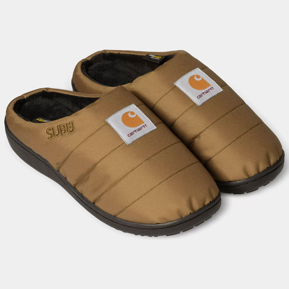 Subu For Carhartt Wip Cordura Slippers Hamilton Brown スリッパ コラボ リサイクルポリエステル キャリーバッグ付属