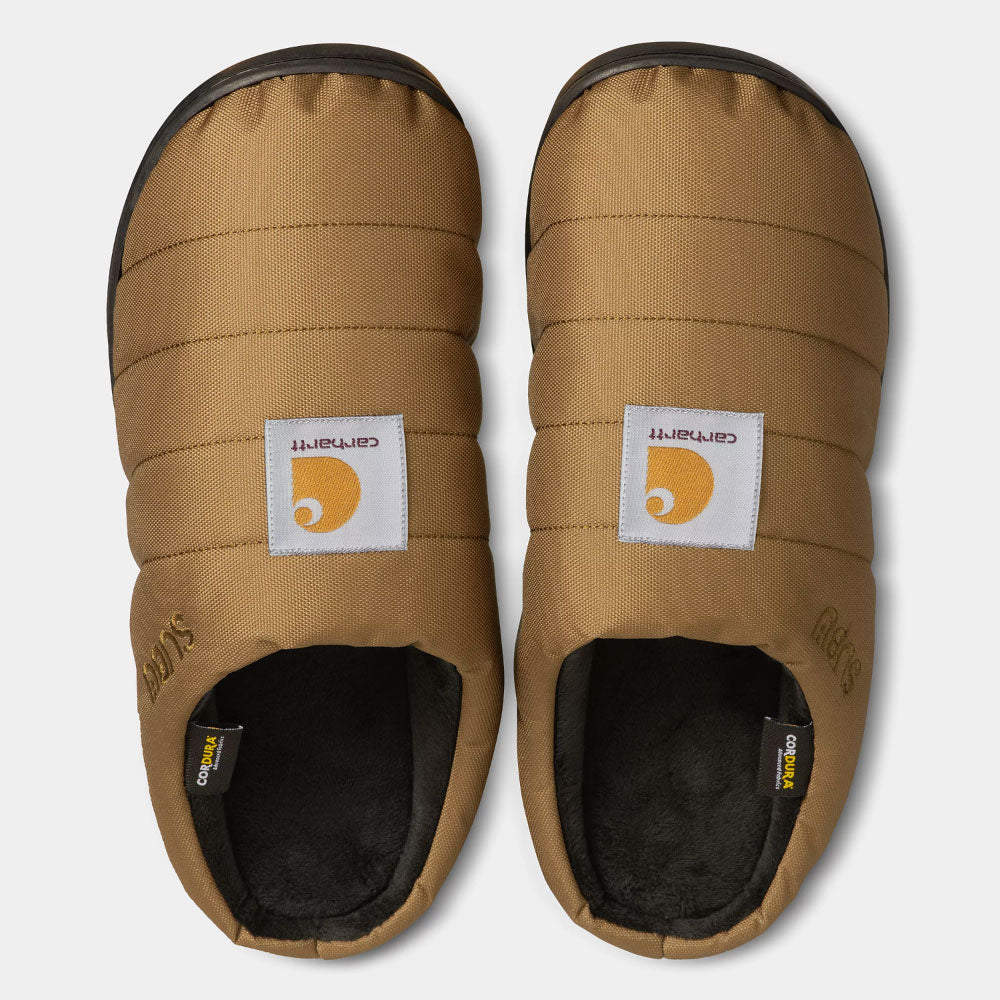 Subu For Carhartt Wip Cordura Slippers Hamilton Brown スリッパ コラボ リサイクルポリエステル キャリーバッグ付属