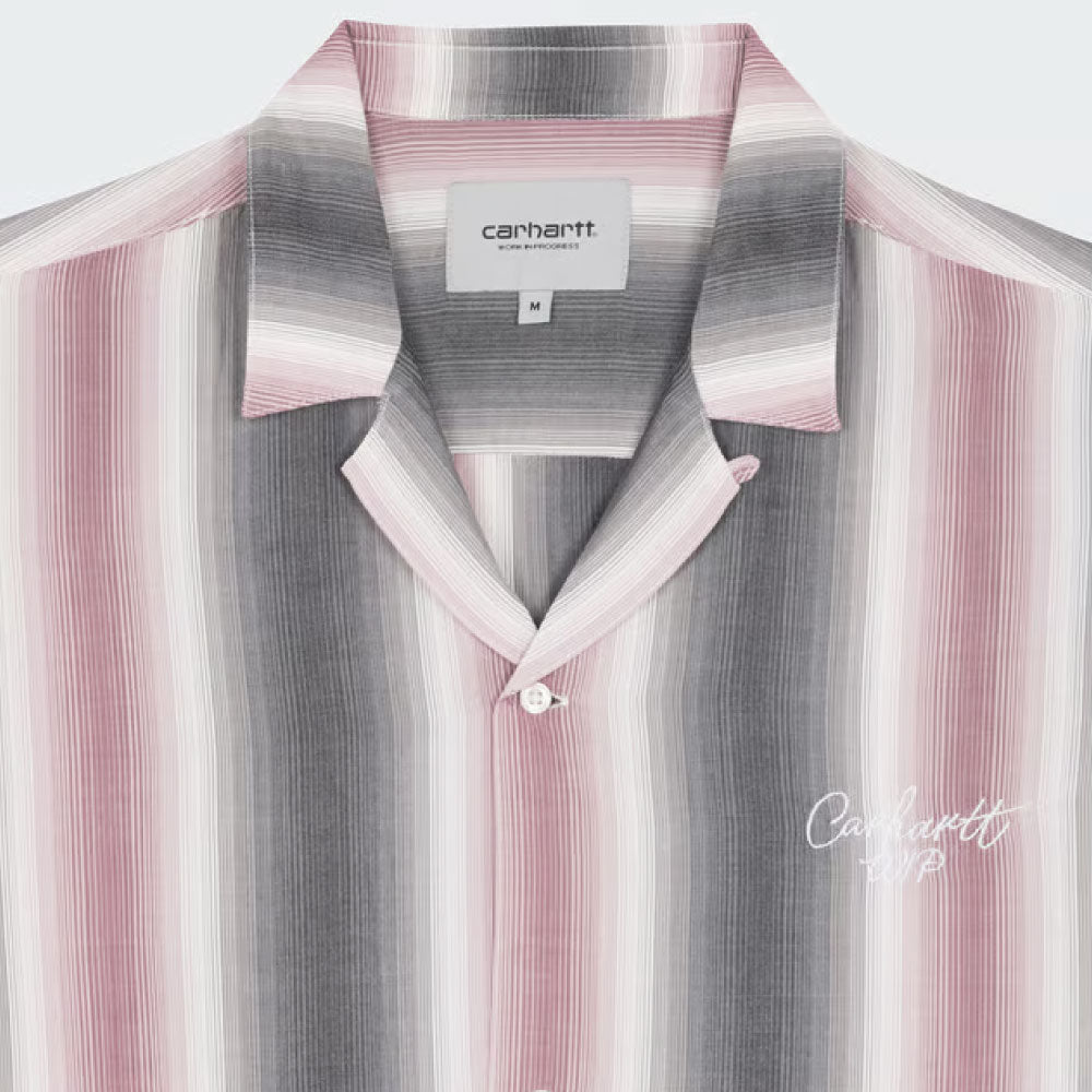 Dashner S/S Stripe Shirts Graphite 半袖 ストライプ シャツ