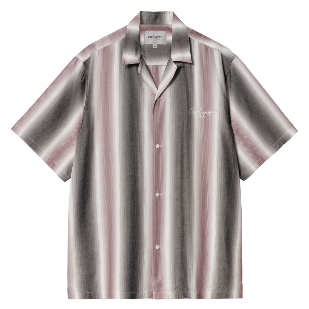 Dashner S/S Stripe Shirts Graphite 半袖 ストライプ シャツ