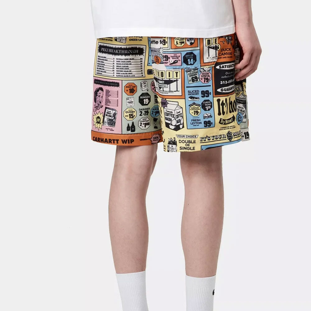 Slater Swim Trunks Catalogue Print Shorts 水陸両用 スイム ショーツ ハーフ パンツ