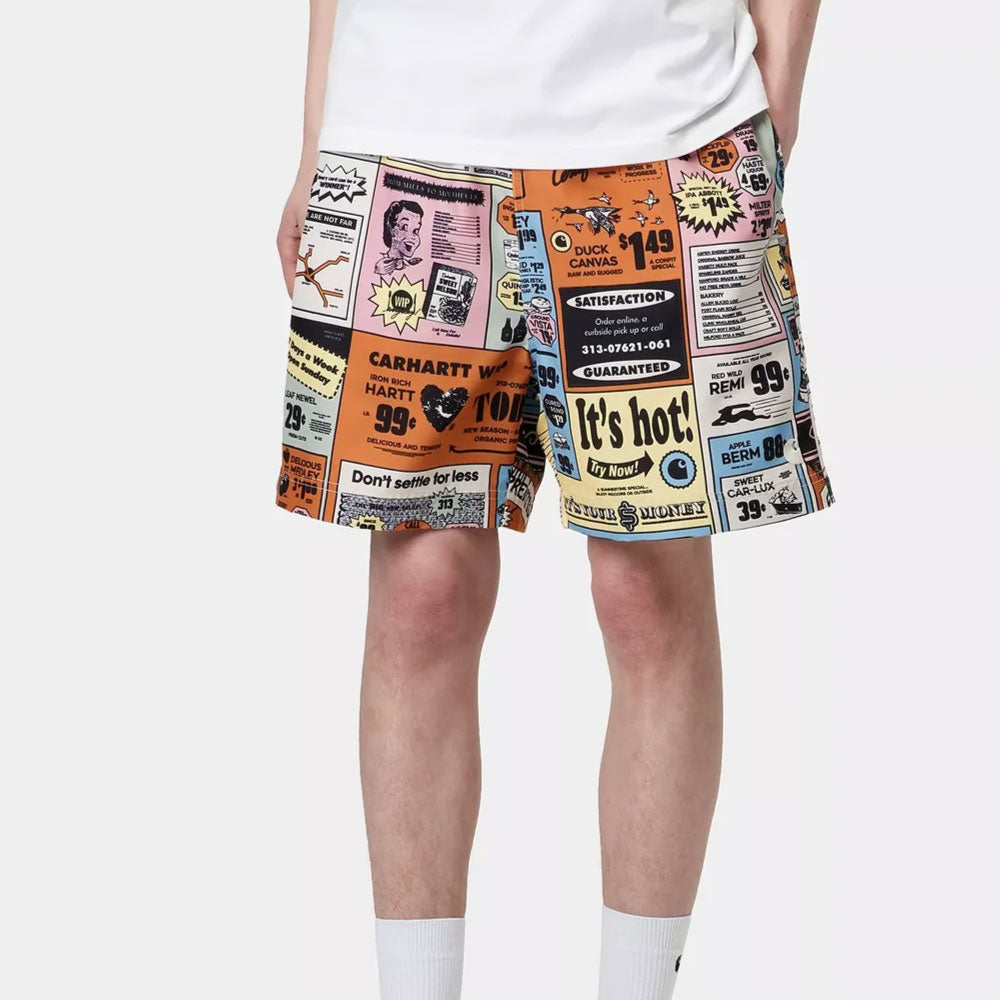 Slater Swim Trunks Catalogue Print Shorts 水陸両用 スイム ショーツ ハーフ パンツ