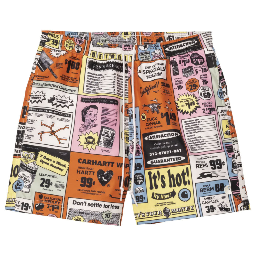 Slater Swim Trunks Catalogue Print Shorts 水陸両用 スイム ショーツ ハーフ パンツ