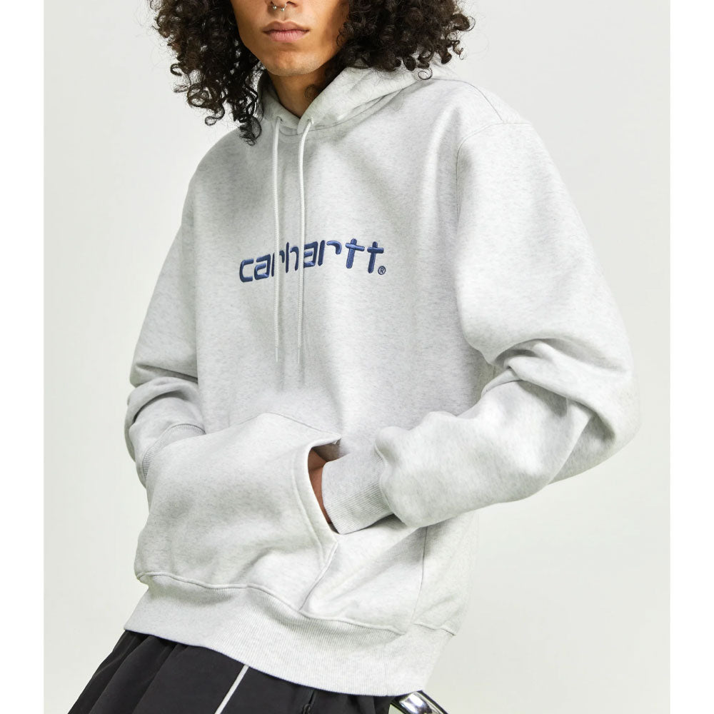 Hooded Logo Sweat Ash Heather フーデッド カーハート スウェット シャツ