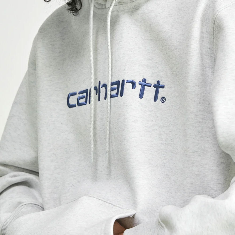 Hooded Logo Sweat Ash Heather フーデッド カーハート スウェット シャツ