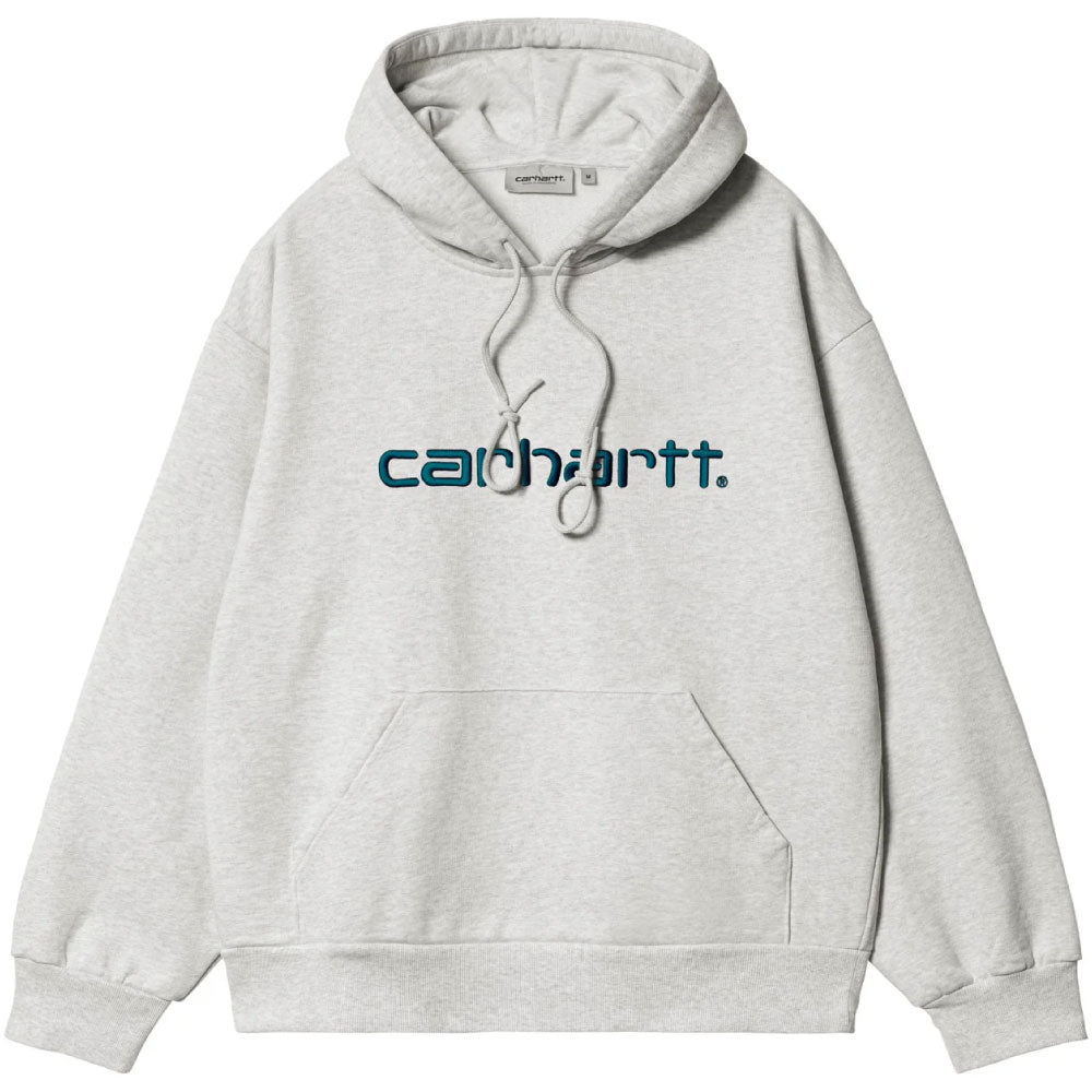 Hooded Logo Sweat Ash Heather フーデッド カーハート スウェット シャツ