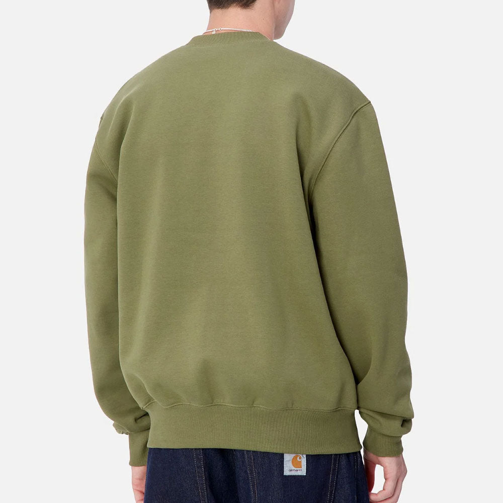 Logo Crewneck Sweat Capulet Green カーハート クルーネック スウェット シャツ