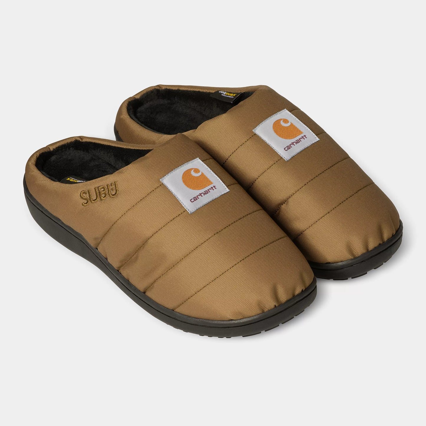 Subu For Carhartt Wip Cordura Slippers Hamilton Brown スリッパ コラボ リサイクルポリエステル キャリーバッグ付属