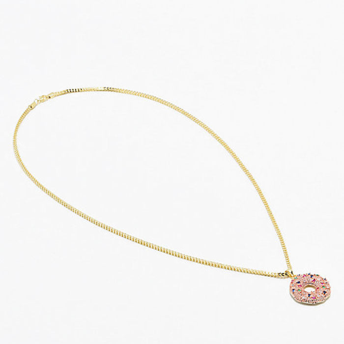 The CZ Donut Necklace 14K Gold Single chain ネックレス ゴールド 60cm ドーナツ チェーン Odd Future