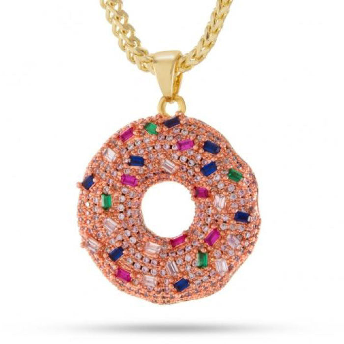 The CZ Donut Necklace 14K Gold Single chain ネックレス ゴールド 60cm ドーナツ チェーン Odd Future