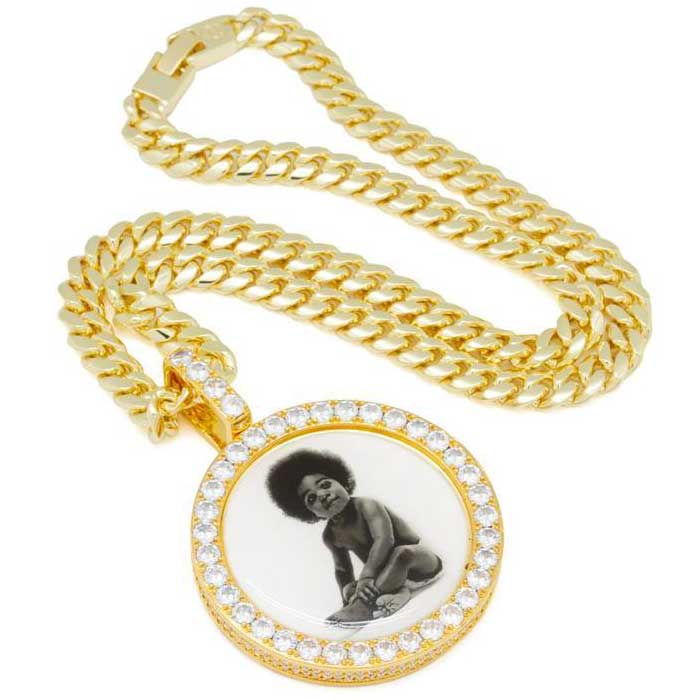 × Notorious B.I.G Biggie The Ready to Die Necklace Gold ネックレス ノトーリアス ビギー