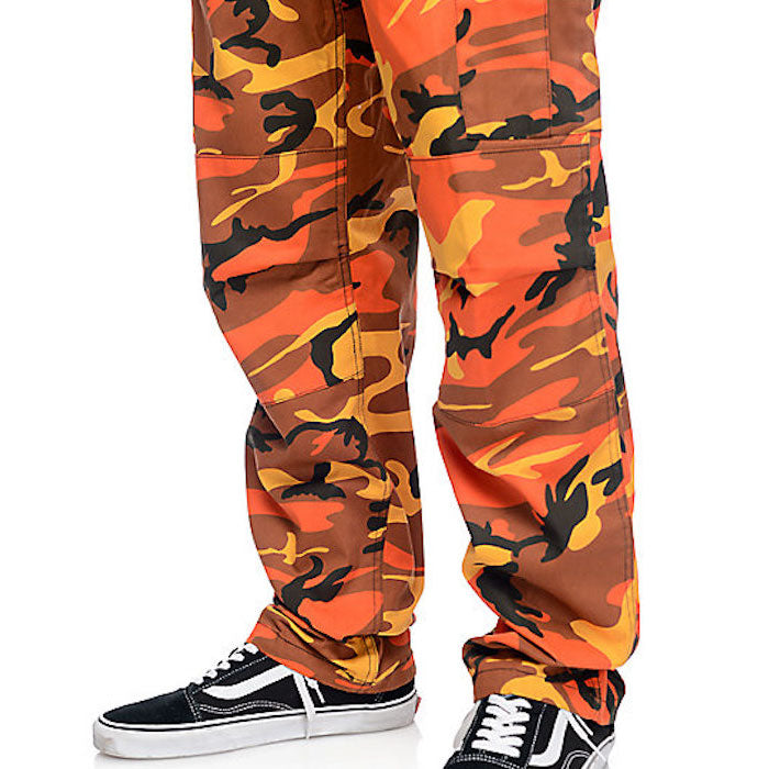 Camo BDU Cargo Pants カーゴパンツ Orange Camo