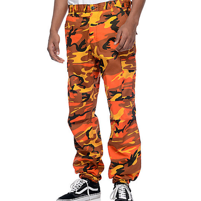 Camo BDU Cargo Pants カーゴパンツ Orange Camo