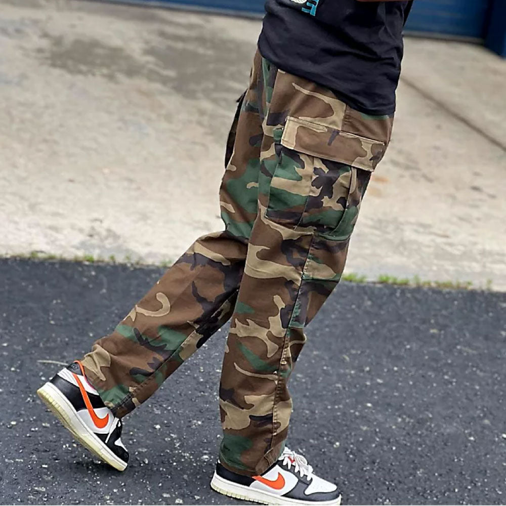 BDU Woodland Camo Cargo Pants ウッドランド カモ カーゴ パンツ