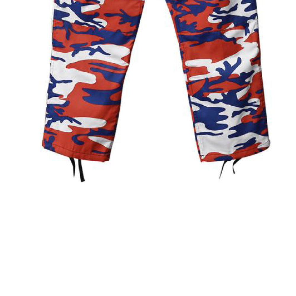BDU Camo Cargo Pants カーゴ パンツ Red Blue