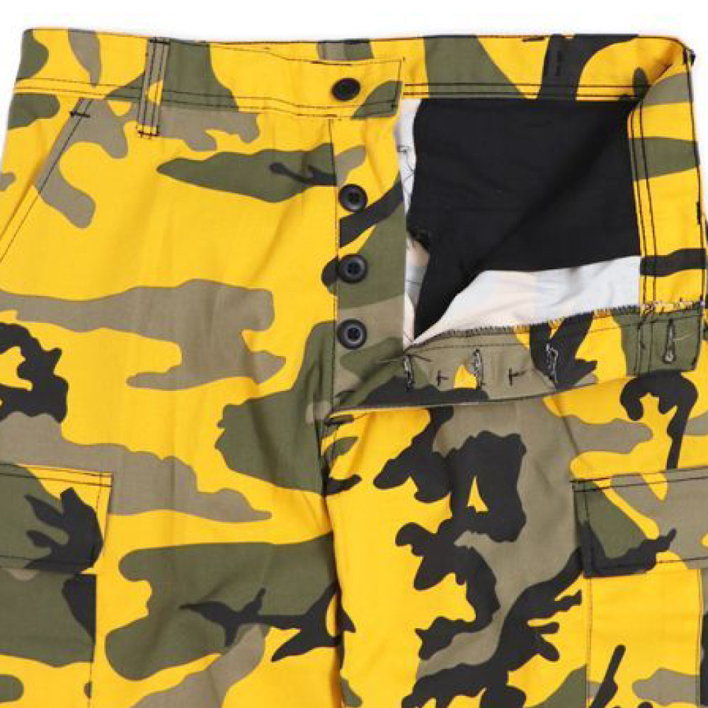 BDU Camo Cargo Pants カーゴ パンツ Yellow