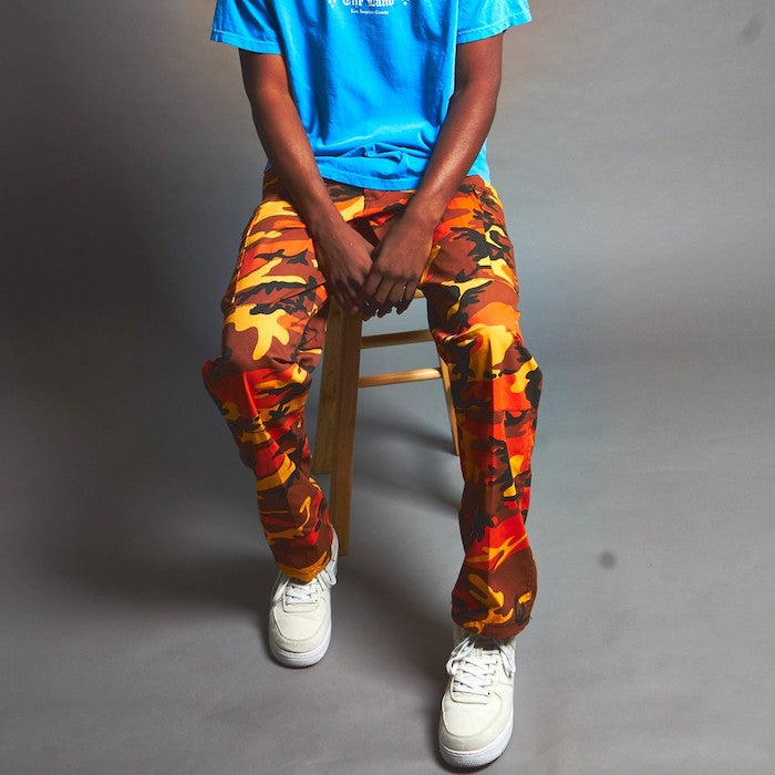 Camo BDU Cargo Pants カーゴパンツ Orange Camo