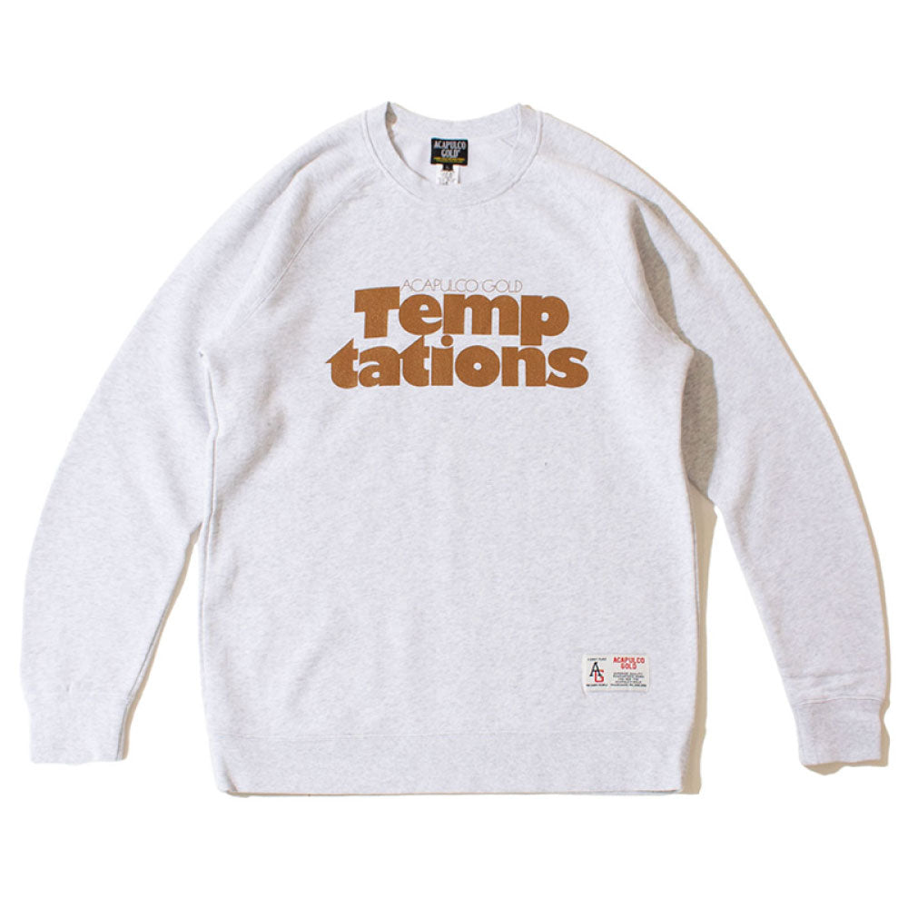 Temptations Raglan Sleeve Crew neck Sweat shirt クルーネック スウェット
