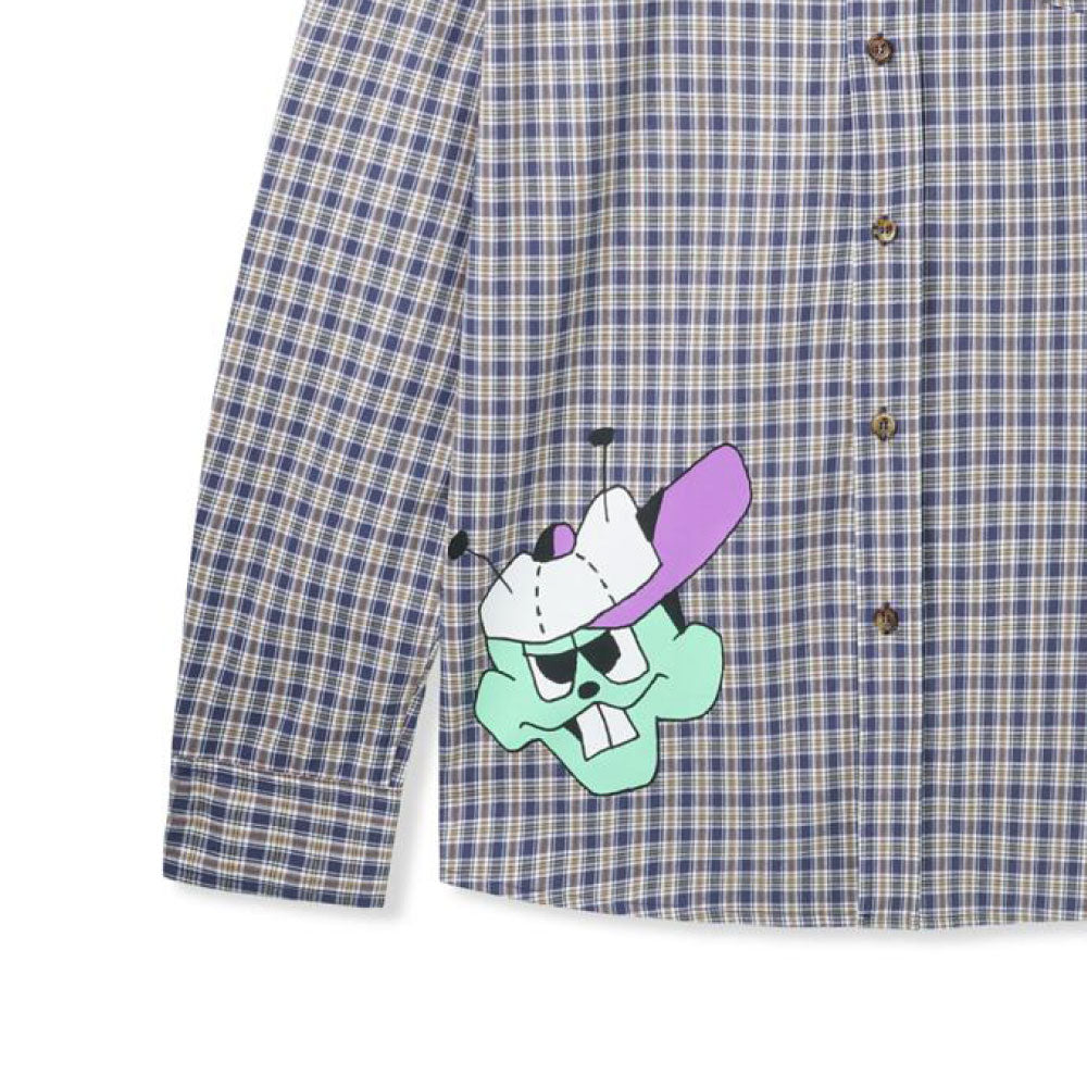 Bug Out L/S Shirt 長袖 チェック シャツ