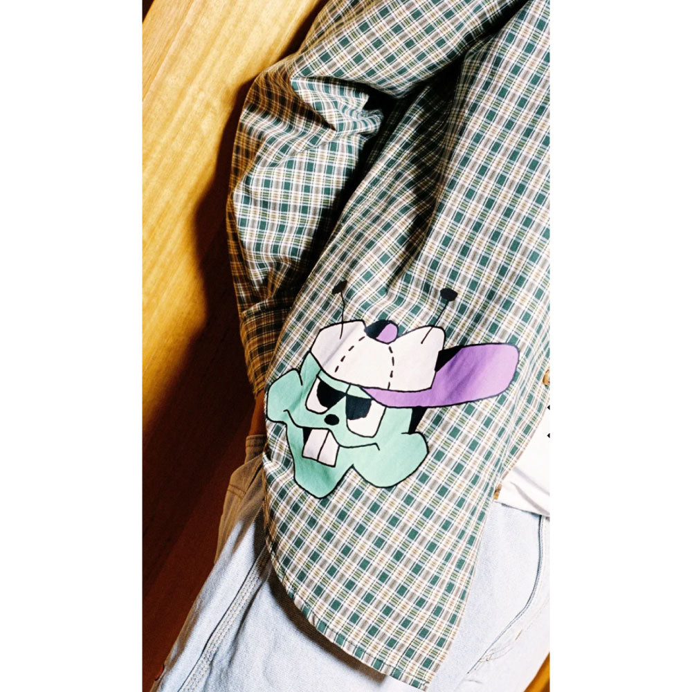 Bug Out L/S Shirt 長袖 チェック シャツ